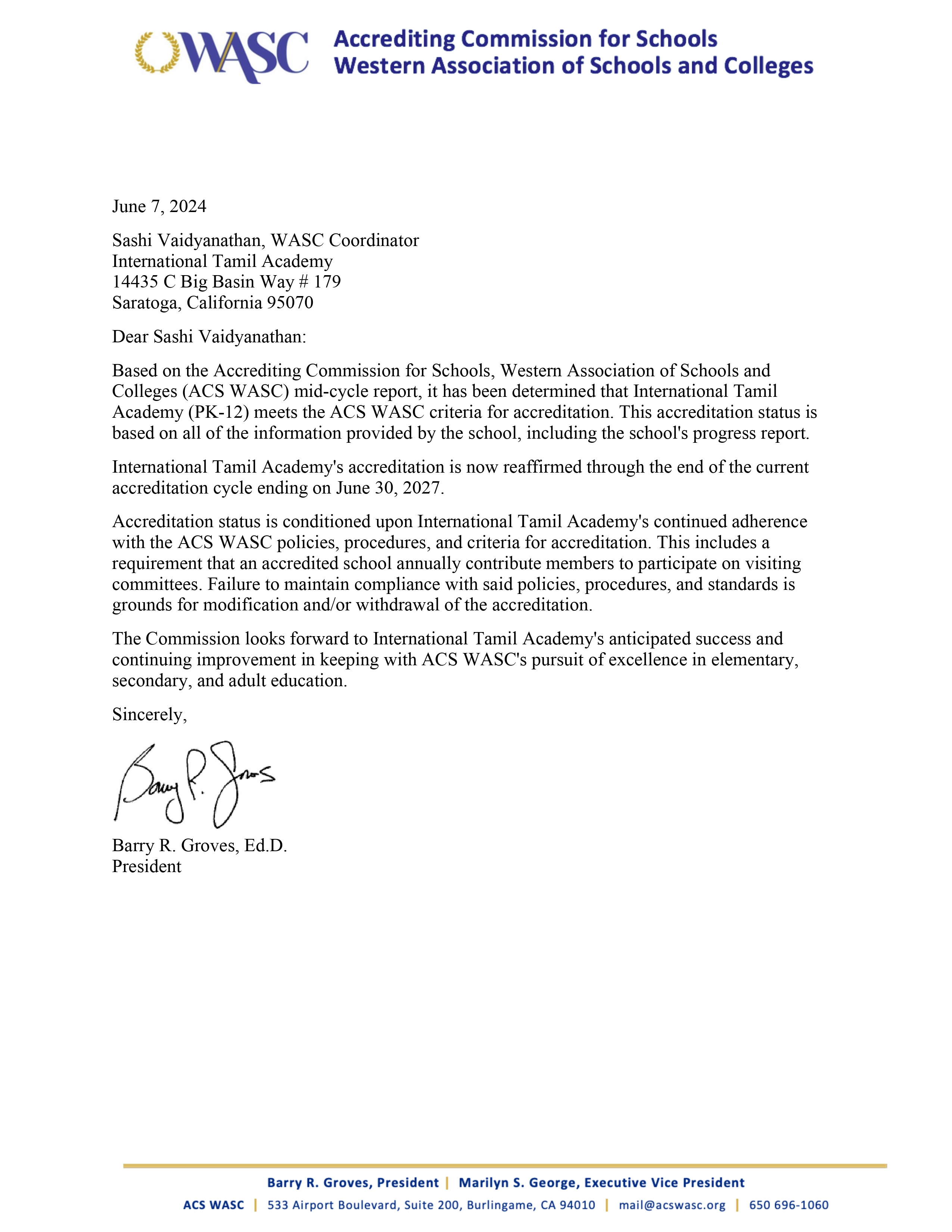 International Tamil Academy